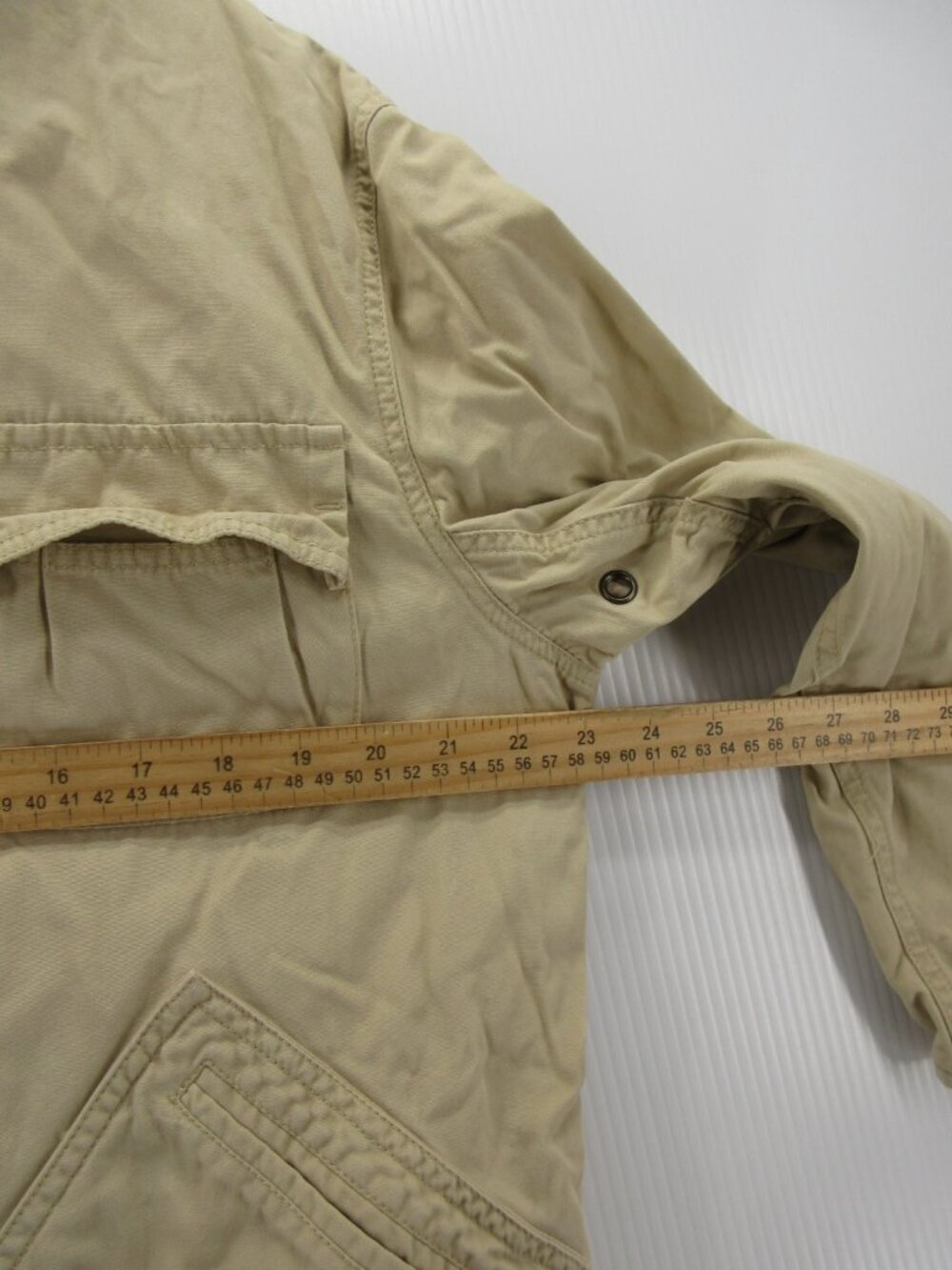 VTG Timberland Jacket Small Weathergear Barn Chore Leather Collar * - Picture 6 of 16